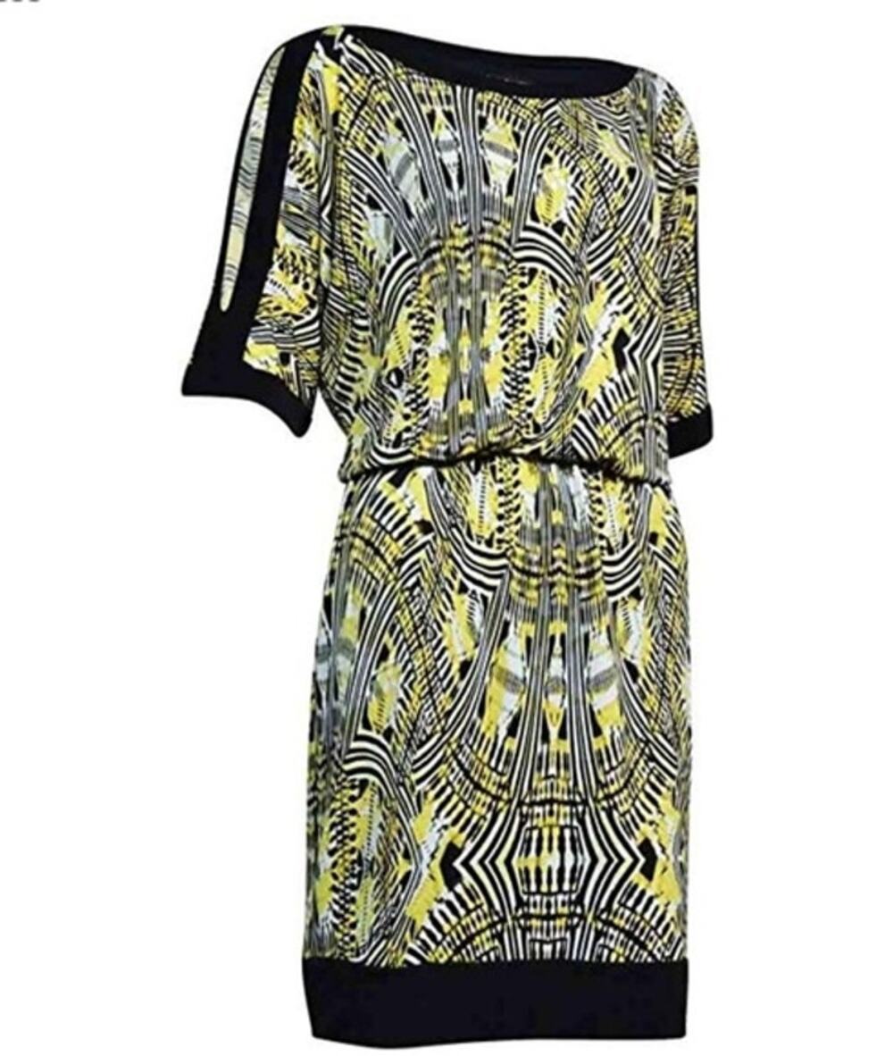 Thalia Sodi Dress Cold Shoulder Knee Length Lined Medium